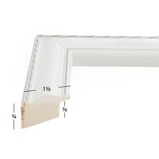 4 Pack Craig Frames Victoria White & Silver Picture Frame